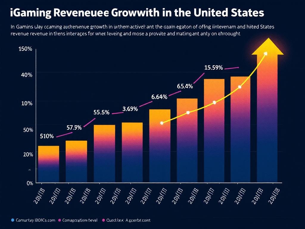 Croissance record des revenus iGaming aux États-Unis : hausse des investissements numériques et renforcement du contrôle.