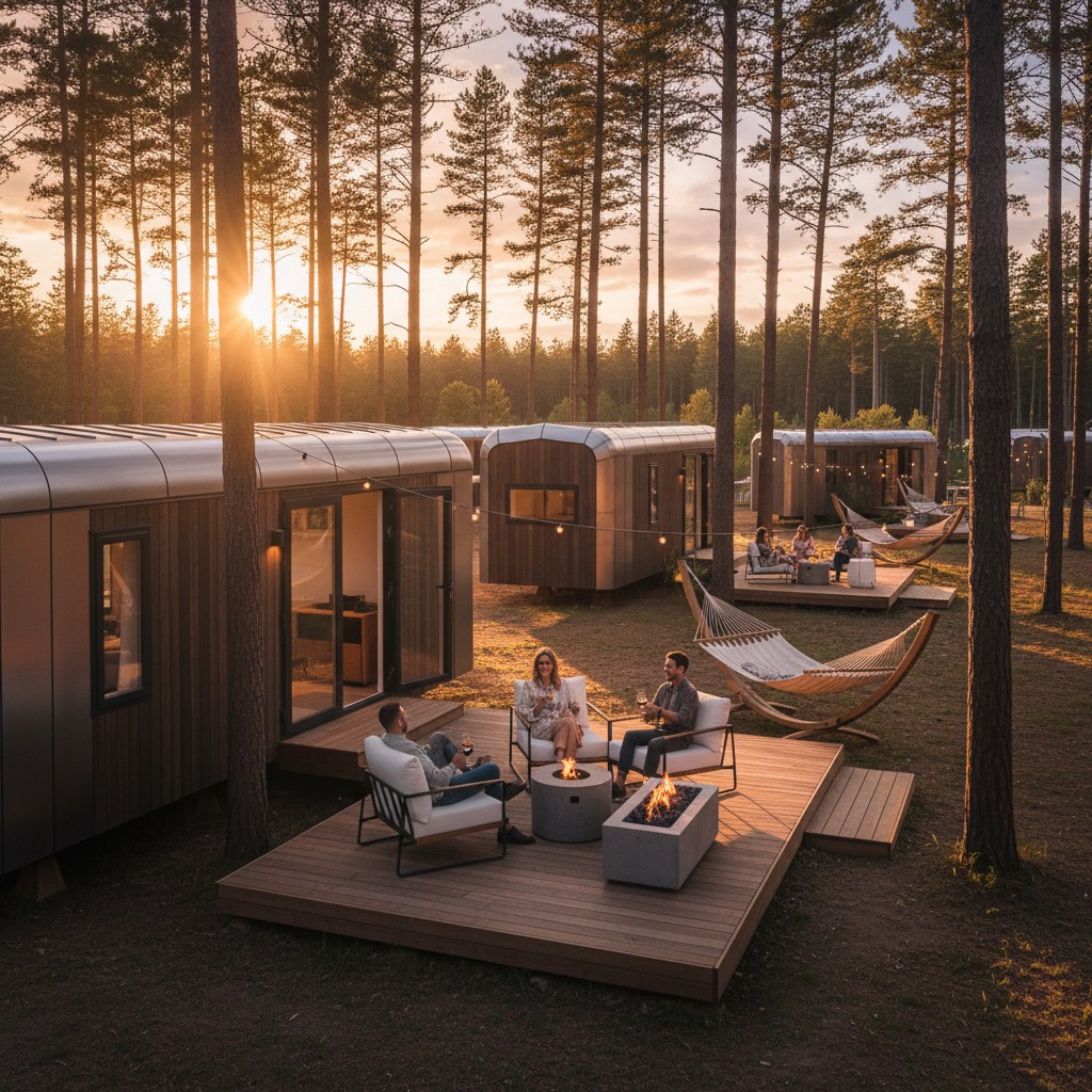 J'ai testé le camping moderne pendant 3 mois : franchement, on est loin du camping de nos parents